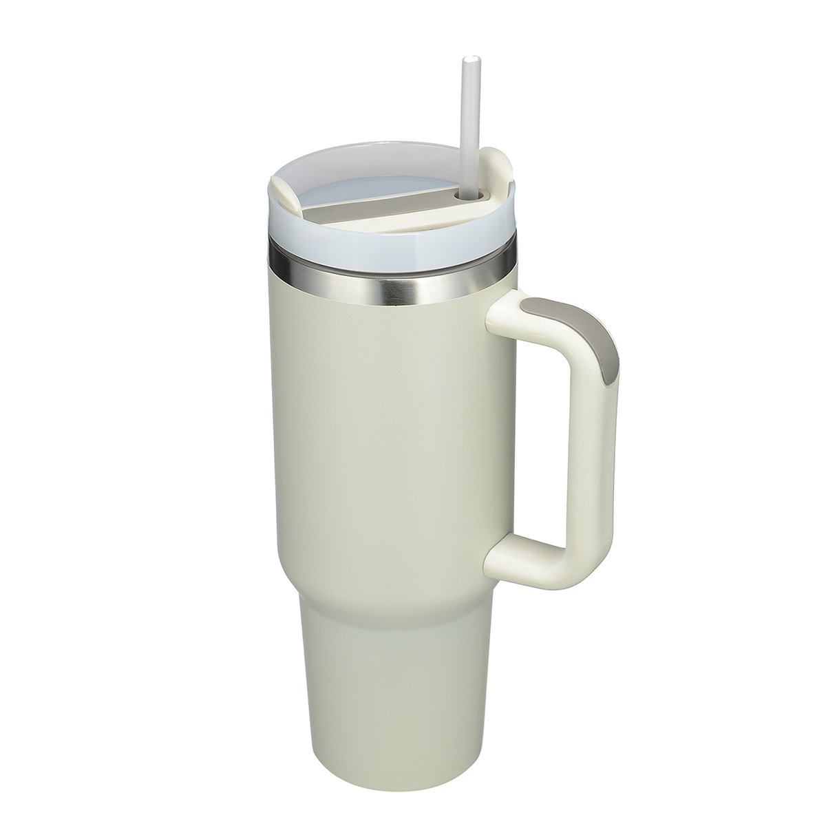 beige personalized tumbler with handle from corporate gift supplier in Malaysia