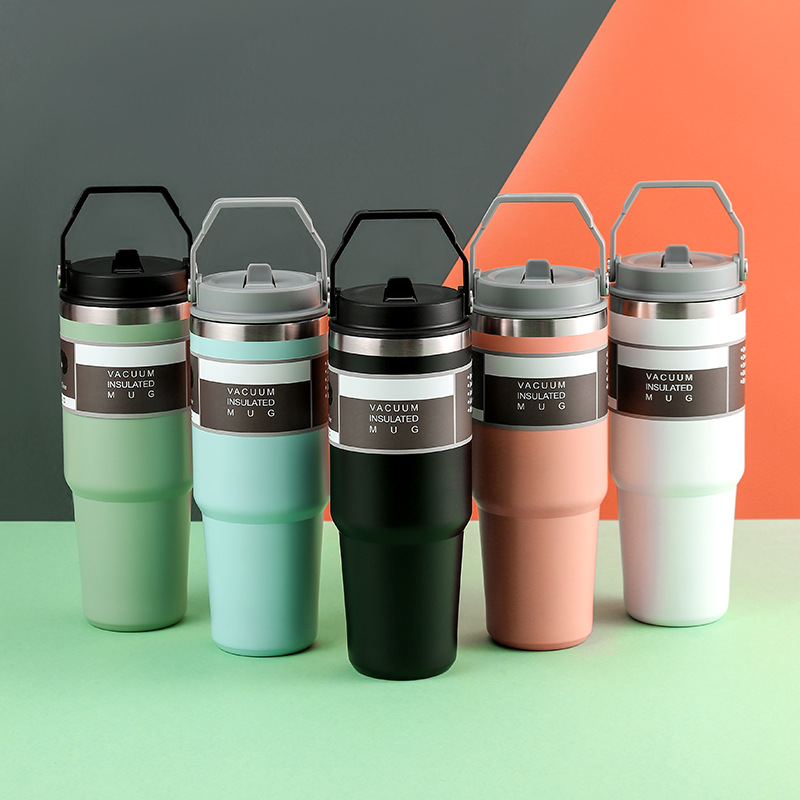 5 color of custom vacuum flask or insulated mug with laser engraving service