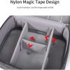interior travel cable organizer bag with nylon magic tape design from premium corporate gift supplier in Malaysia