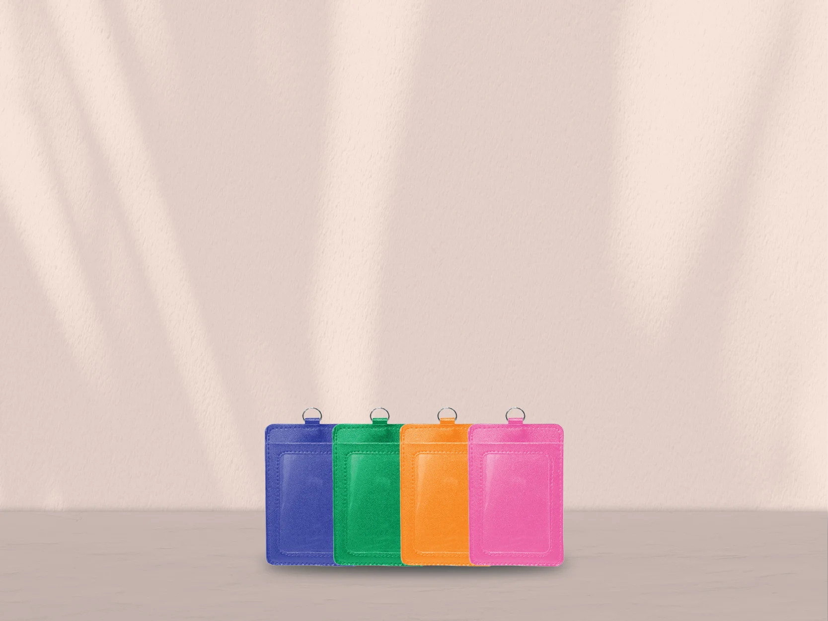 id card holder in 4 bright colors from the best corporate gift supplier in Malaysia