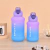 purple to blue custom tumble or sports water bottle