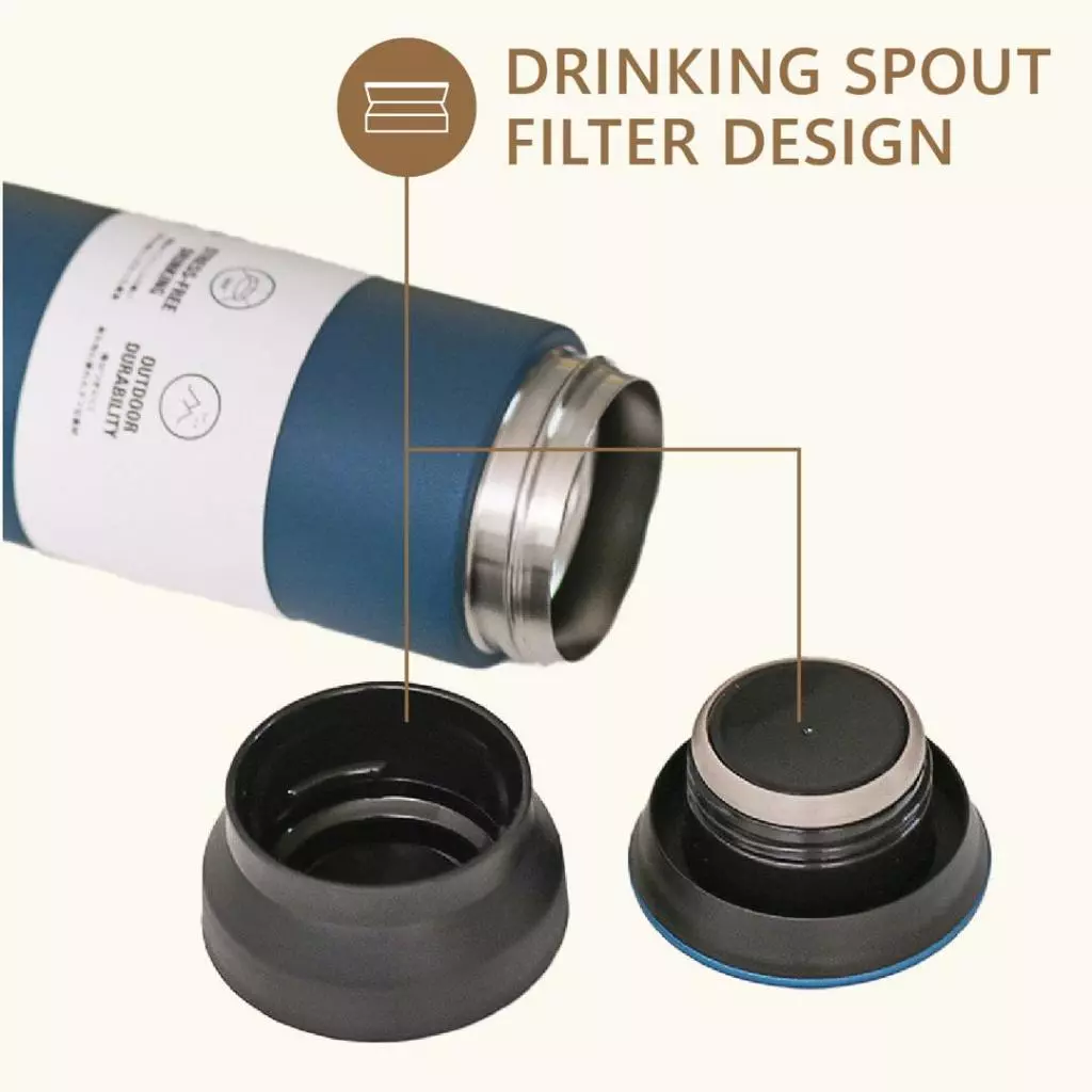 drinking spout filter design of custom vacuum flask or travel tumbler in 500ml