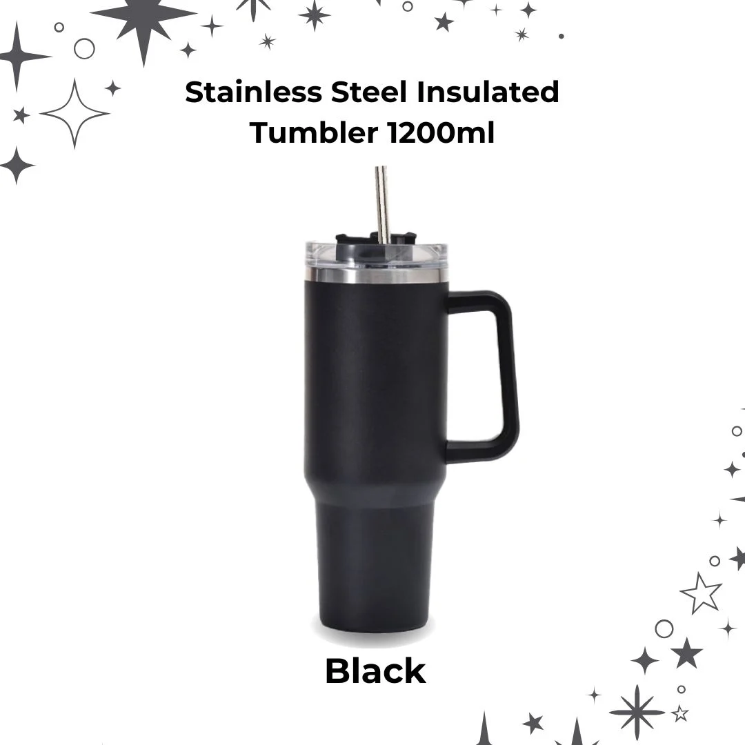 black custom tumbler with laser engraving service