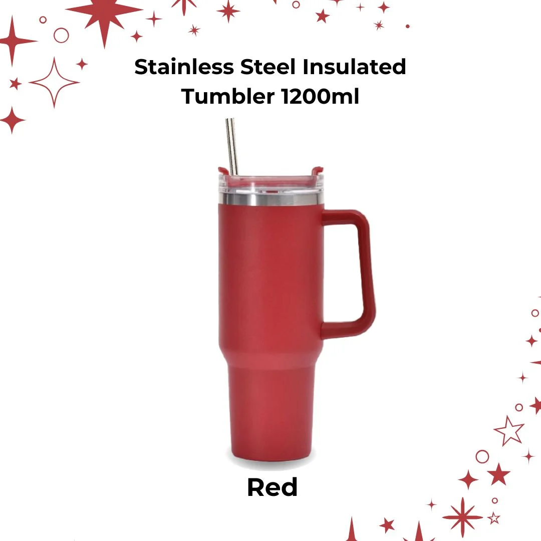 red custom tumbler with laser engraving service