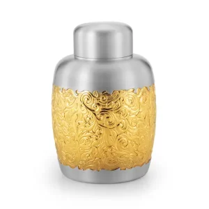 014454E Isthmus Gilt Tea Caddy LG
