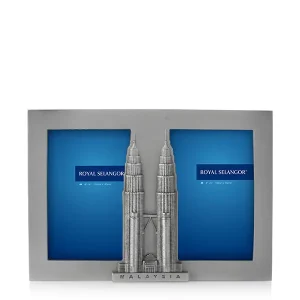 013566 Twin Towers Double Photoframe